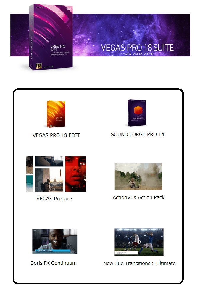 Vegas Pro 18 Edit は安売り時にゲットしておこう