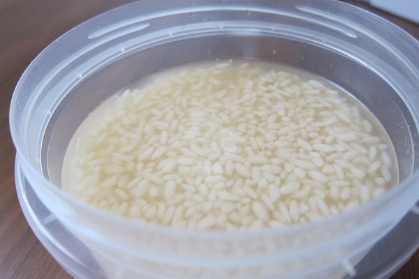カノオ醤油の米こうじを使って作った塩こうじの写真